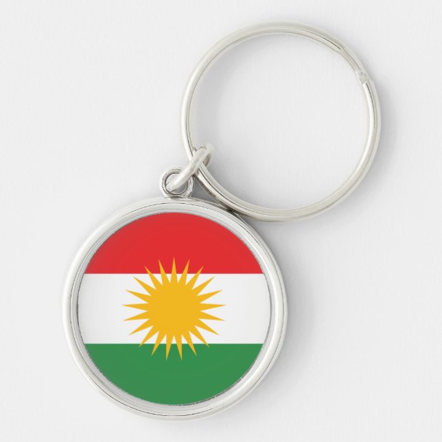 Flag of Kurdistan Keychain (Front)