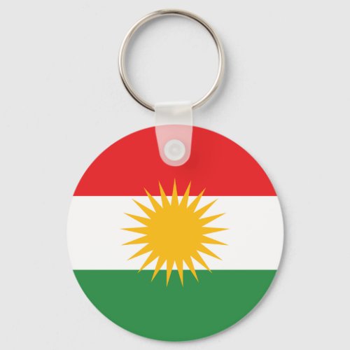 Flag of Kurdistan Kurd Kurdish Keychain