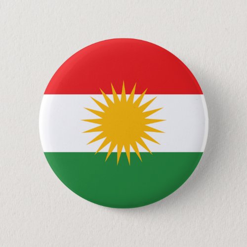 Flag of Kurdistan Kurd Kurdish Pinback Button