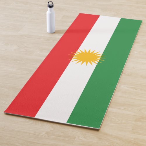 Flag of Kurdistan Kurdish Yoga Mat