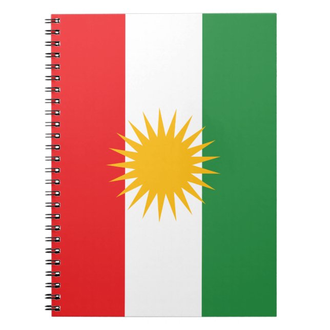 Flag of Kurdistan Notebook (Front)