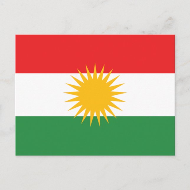 Flag of Kurdistan Postcard (Front)
