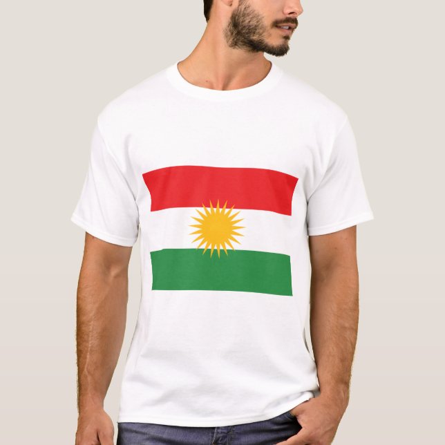 Flag of Kurdistan T-Shirt (Front)