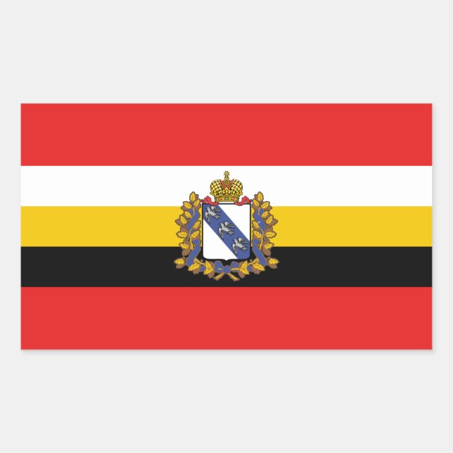 Flag of Kursk oblast Rectangular Sticker (Front)