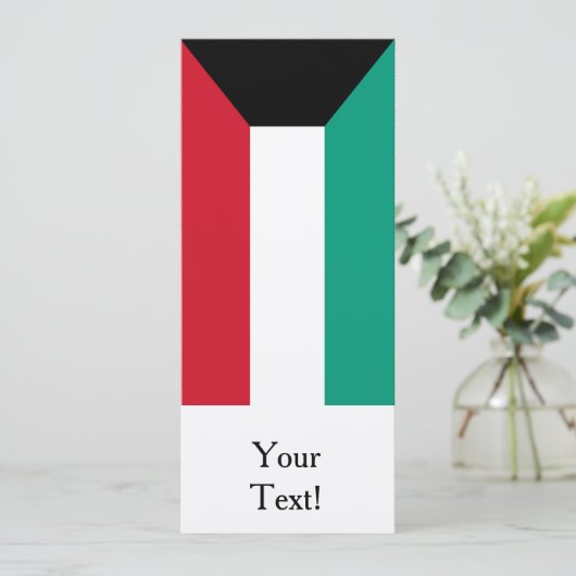 Flag of Kuwait (Standing Front)