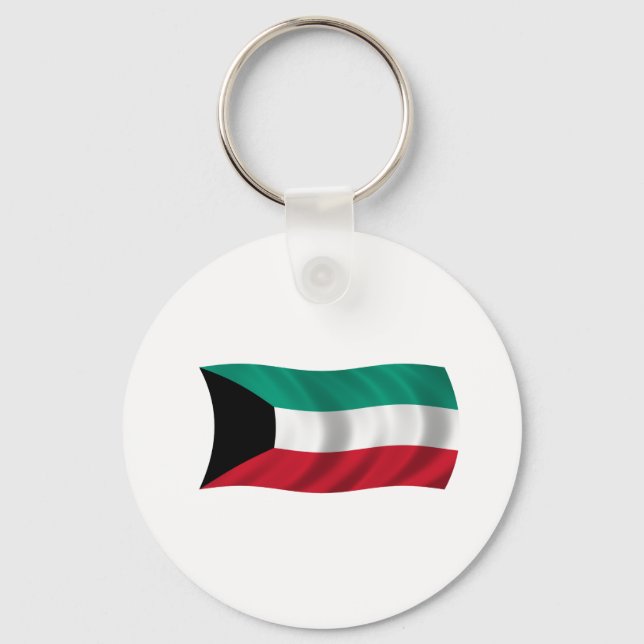 Flag of Kuwait Keychain (Front)