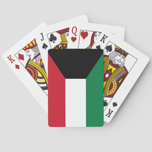 Flag of Kuwait Poker Cards (Back)