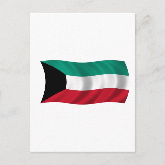 Flag of Kuwait Postcard (Front)