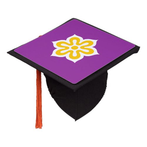 Flag of Kyoto Prefecture Japan Graduation Cap Topper