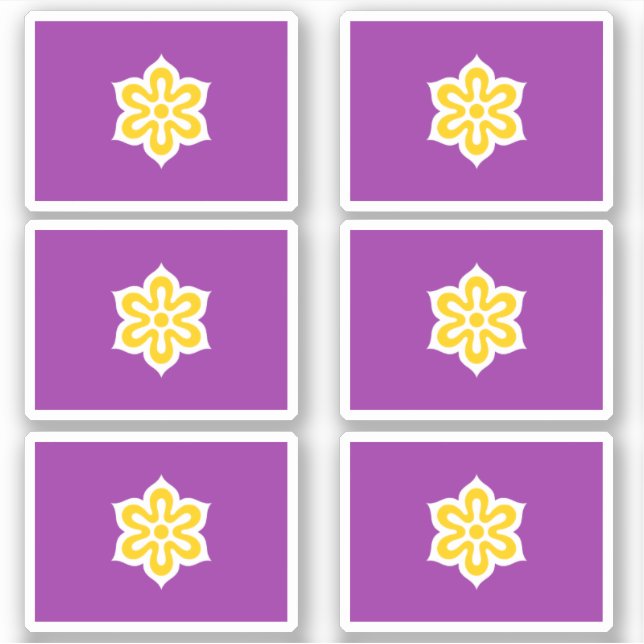 Flag of Kyoto Prefecture, Japan Sticker (Front)