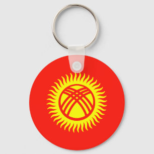 Flag of Kyrgyzstan Keychain