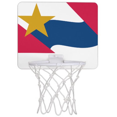Flag of Lafayette Indiana Mini Basketball Hoop