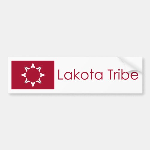 Flag of Lakota Pine Ridge Bumper Sticker