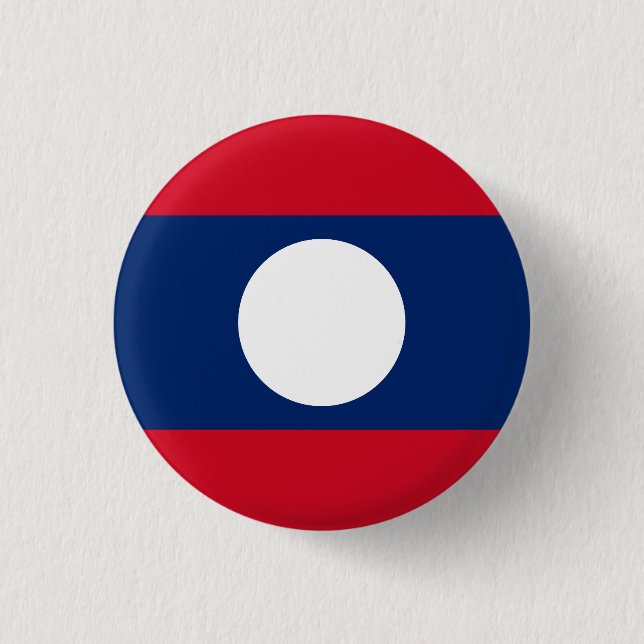 Flag of Laos Button (Front)