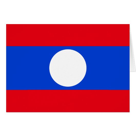 Flag of Laos Cards (Front Horizontal)
