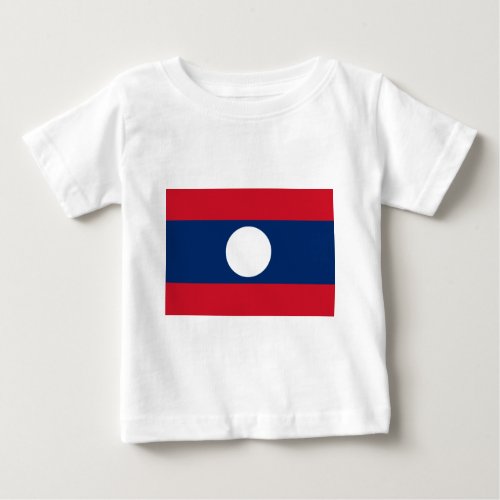 Flag of Laos _ Laotian flag _ ທຸງຊາດລາວ Baby T_Shirt