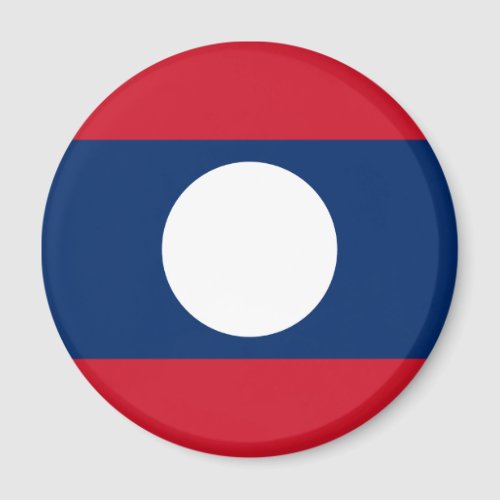 Flag of Laos _ Laotian flag _ ທຸງຊາດລາວ Magnet