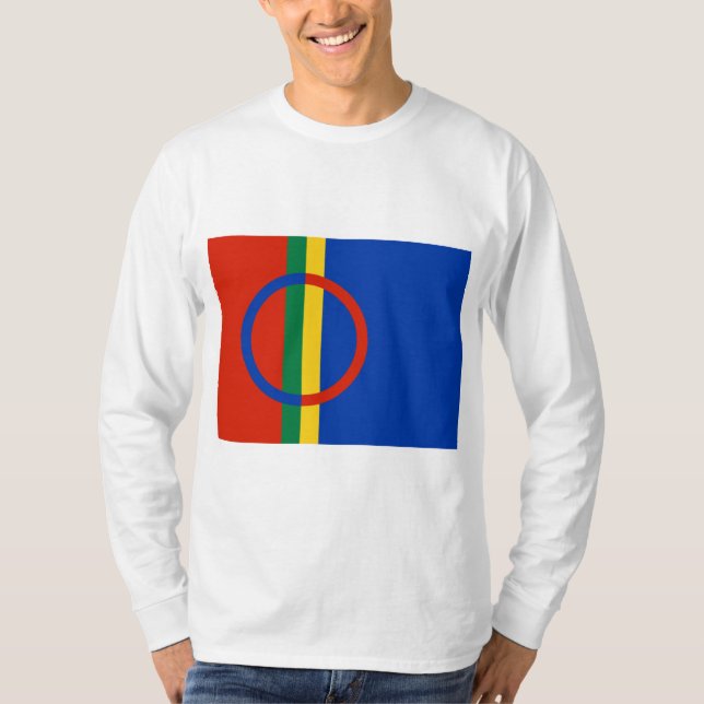 Flag of Lapland (Christmas) (Sami) (Laplander) T-Shirt (Front)