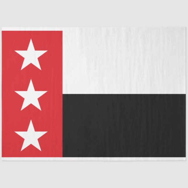 Flag of Laredo (Texas) Tissue Paper (Front)
