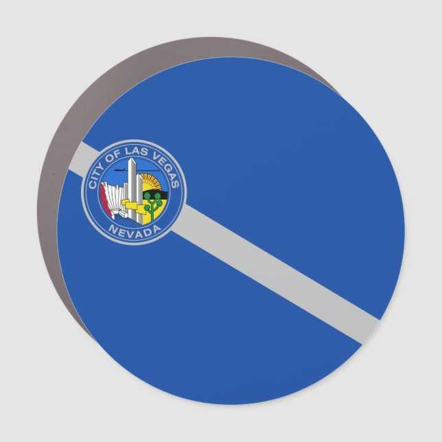 Flag of Las Vegas, Nevada Car Magnet (Front)