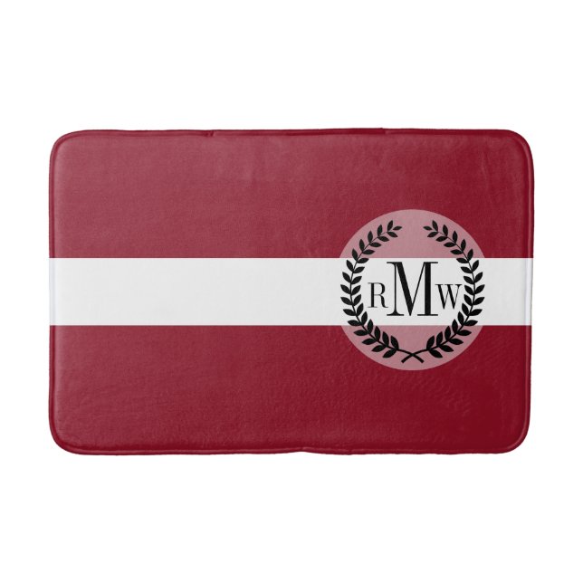Flag of Latvia Bathroom Mat (Front)