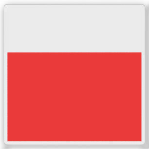 Flag of Lausanne, Switzerland Sticker