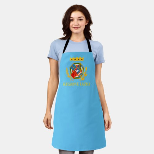 Flag of Lazio Italy  Apron