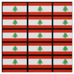 Flag of Lebanon Fabric