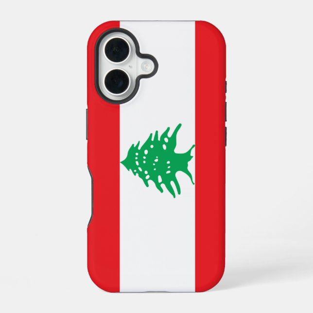 Flag of Lebanon Iphone Case (Back)