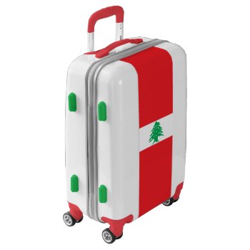Flag Of Lebanon Luggage (carry-on) by Flagosity at Zazzle