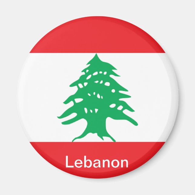 Flag of Lebanon Magnet (Front)
