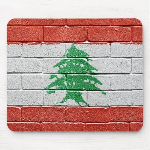 Flag of Lebanon Mouse Pad