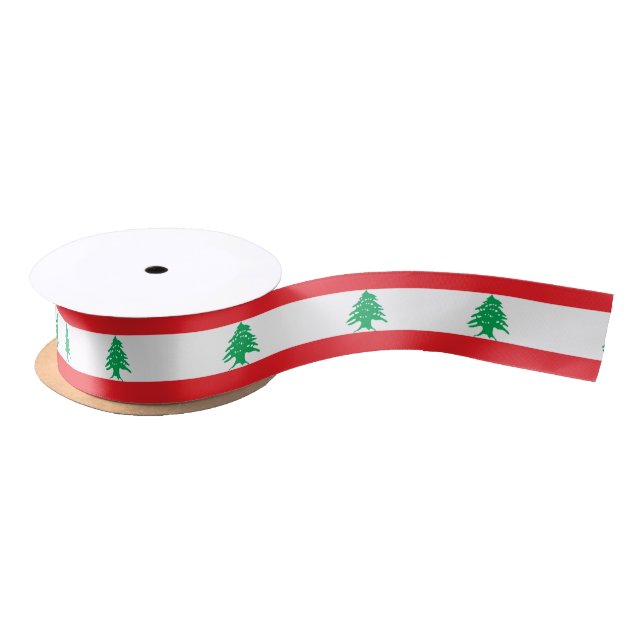 Flag of Lebanon ribbon (Spool)