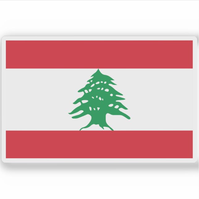 Flag of Lebanon Sticker (Front)