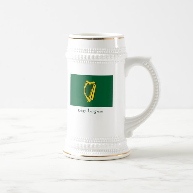Flag of Leinster Beer Stein (Right)