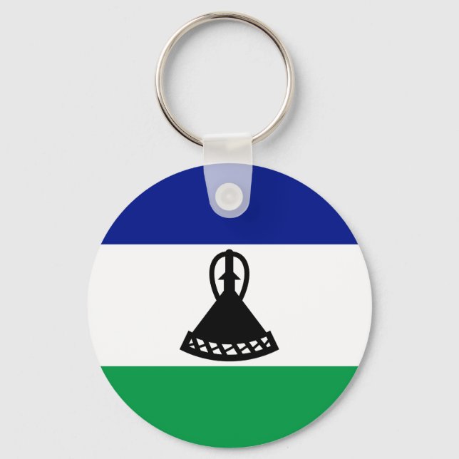Flag of Lesotho Keychain (Front)