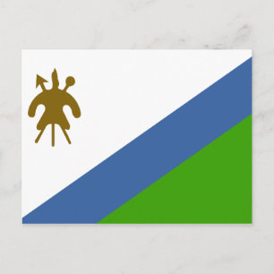 Flag of Lesotho Postcard