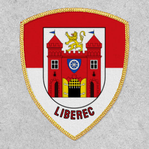 Flag of Liberec, Czech Republic Patch