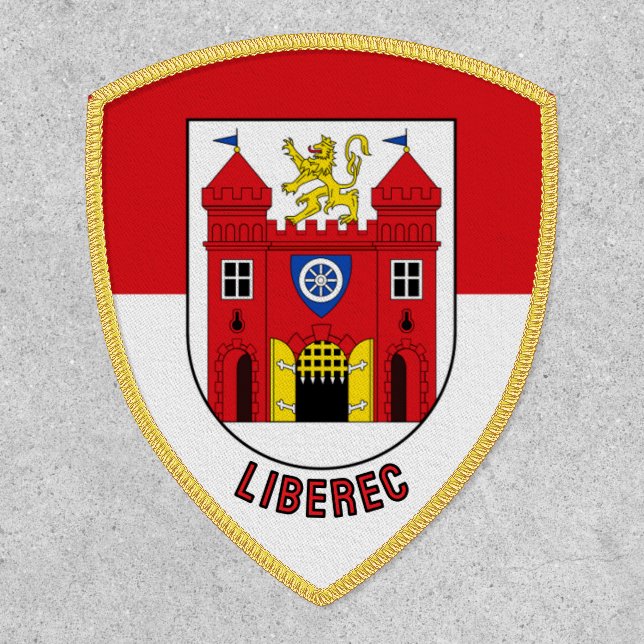 Flag of Liberec, Czech Republic Patch (Front)