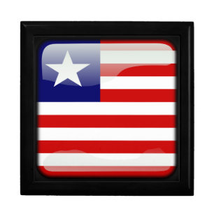 Flag of Liberia Jewelry Box