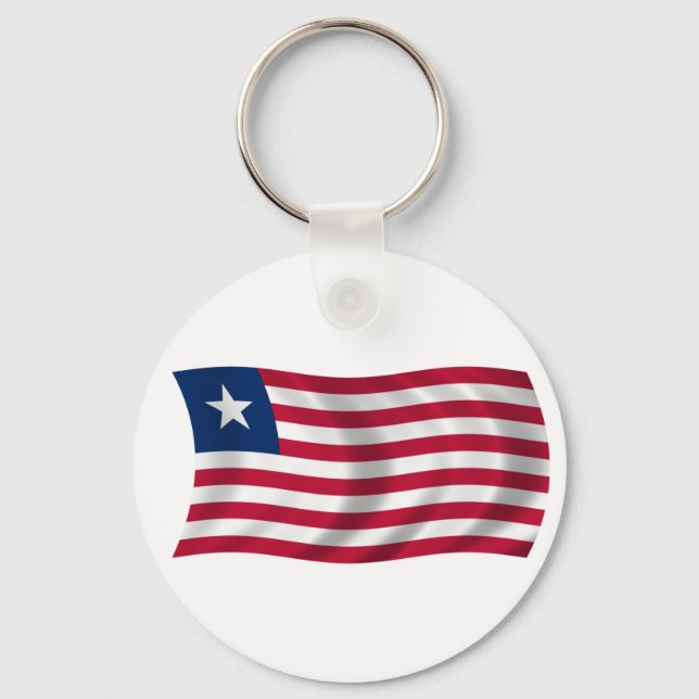 Flag of Liberia Keychain (Front)