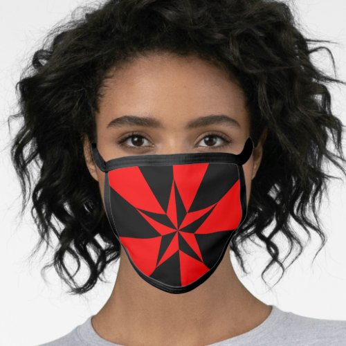Flag of Libertarian Socialism Face Mask