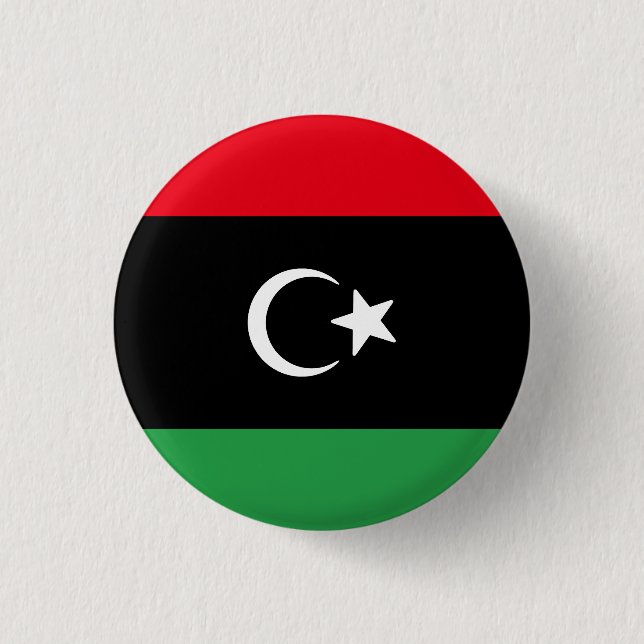 Flag of Libya Button (Front)