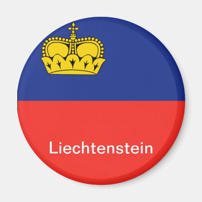 Flag of Liechtenstein Magnet (Front)