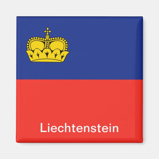 Flag of Liechtenstein Magnet (Front)