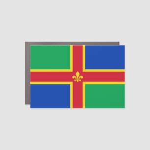 Flag of Lincolnshire Car Magnet
