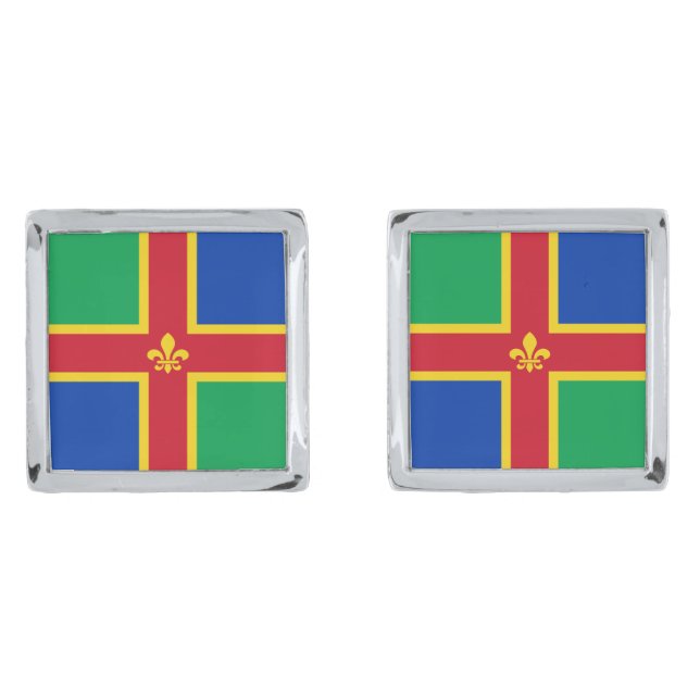 Flag of Lincolnshire Cufflinks (Front)