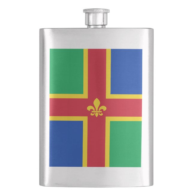 Flag of Lincolnshire Flask (Front)
