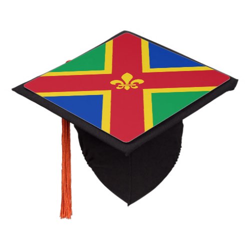 Flag of Lincolnshire Graduation Cap Topper