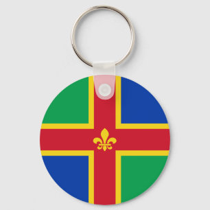 Flag of Lincolnshire Keychain